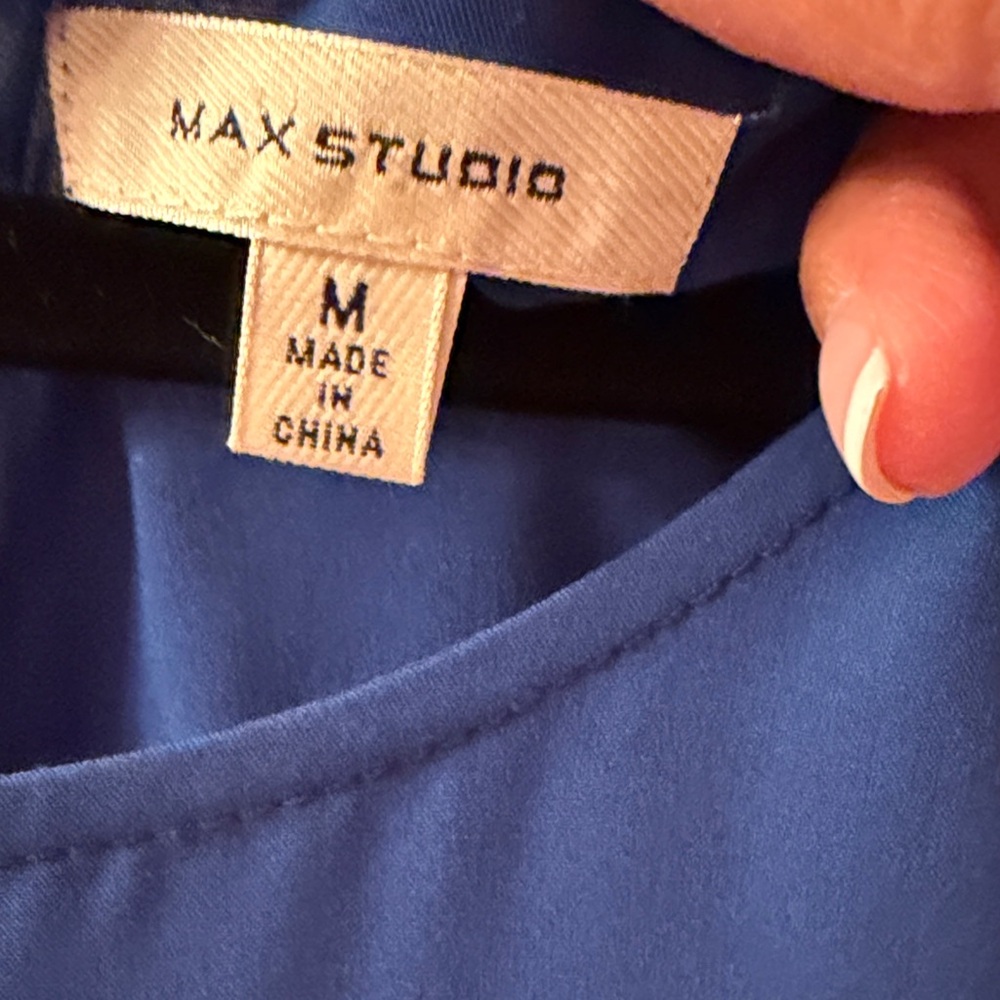Max Studio Blue Maxi Dress - Picture 2 of 4